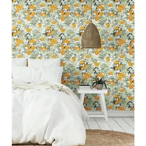 Orange Blossom Peel and Stick Wallpaper (Covers 28.29 sq. ft.)