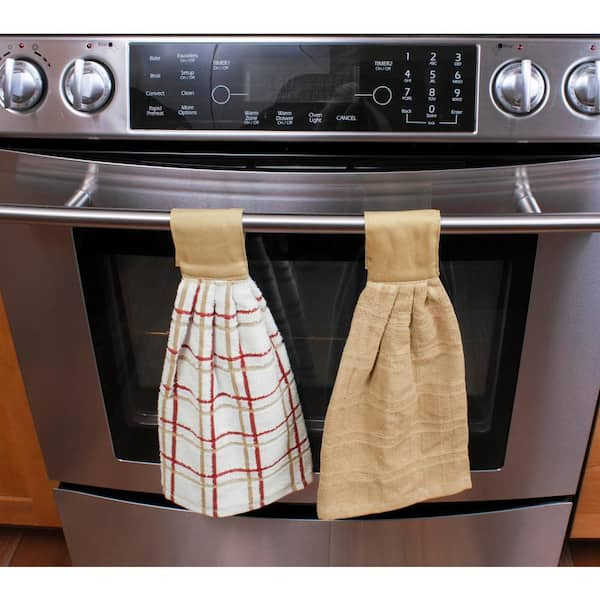 Camping Kitchen Towel 2-Piece Set Multi-Color Dual Cotton Terry