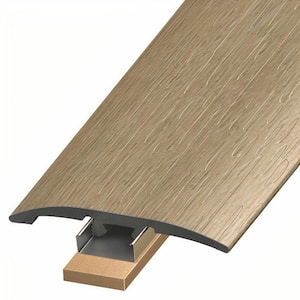 Newton 1/4 in. Thick x 2 in. Width x 94 in. Length 3-in-1 T-Mold, Reducer, and End Cap Vinyl Molding
