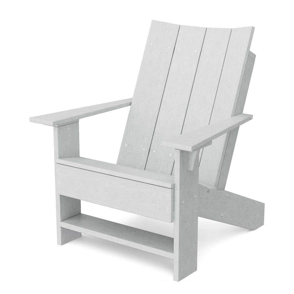Contemporary Light Gray Plastic Outdoor Adirondack Chair price history on PriceWatchPro