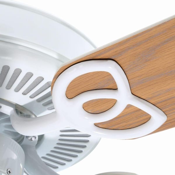 Hampton Bay Brookhurst 52 in. LED Indoor White Ceiling Fan