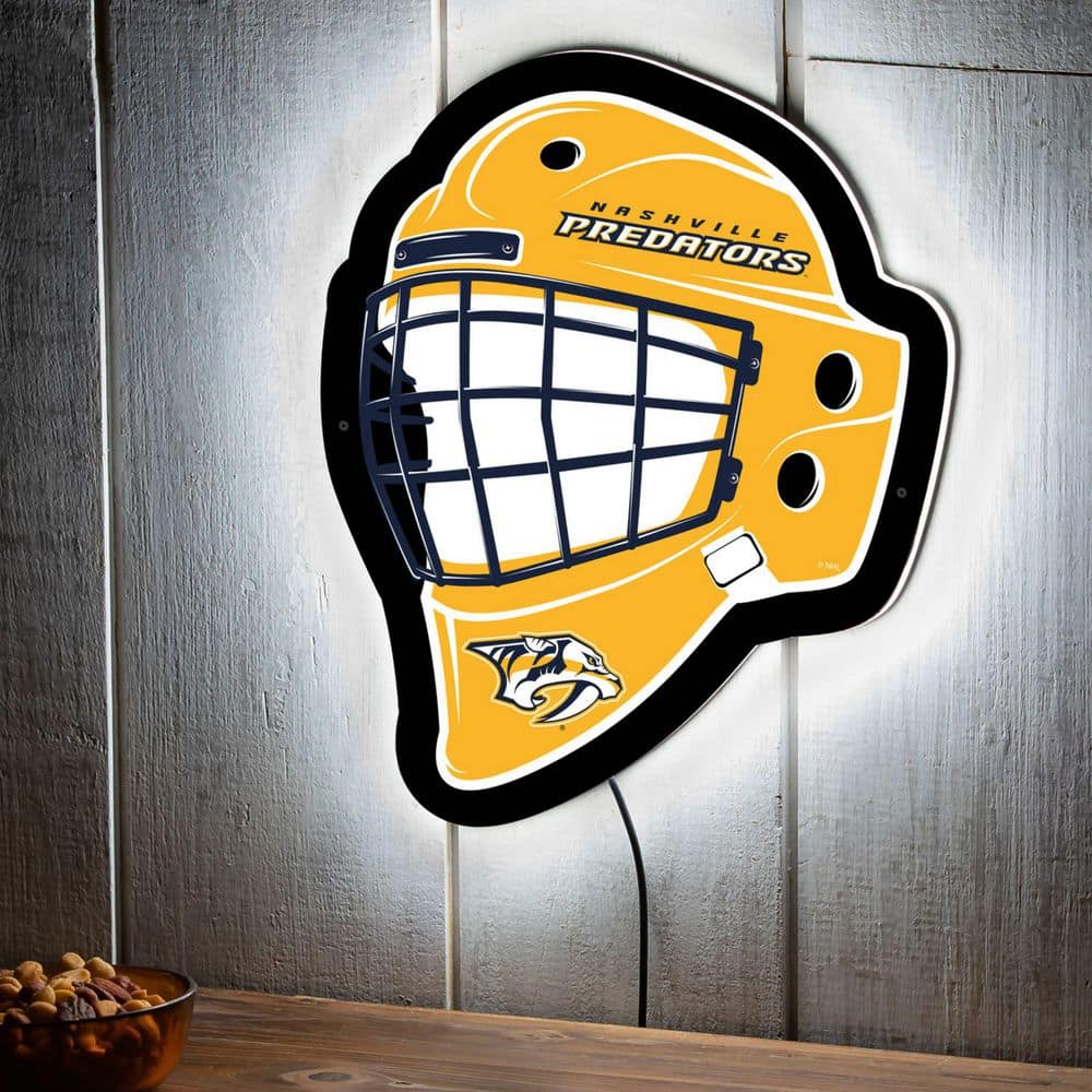 Evergreen Anaheim Ducks Helmet 19 in. x 15 in. Plug-in LED Lighted