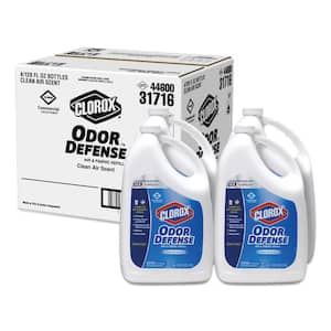 1 Gal. Commercial Solutions Odor Defense Fabric/Air Freshener Spray, Clean Air Bottle (4-Carton)