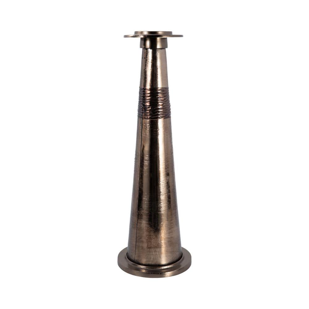 24 in. Bronze Glass Pillar Candle Holder price history on PriceWatchPro