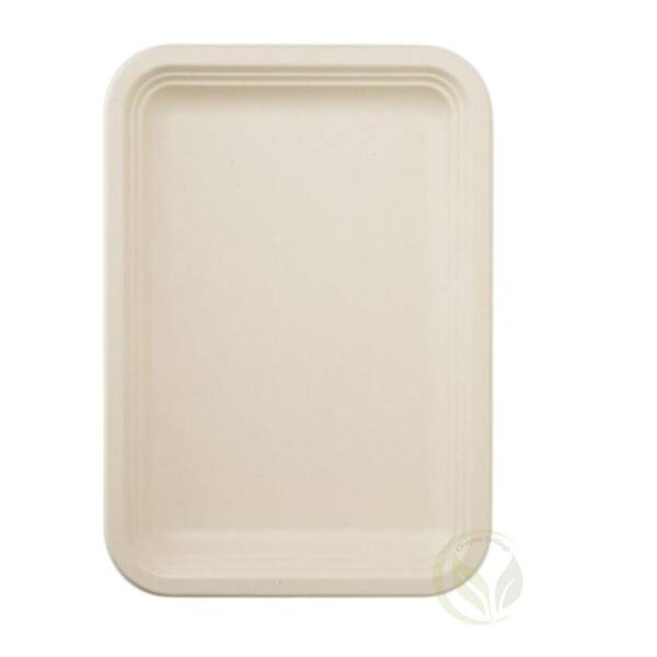 Compostable Disposable Bagasse Paper Plates - Eco-Friendly Biodegradable Heavy Duty Paper Plates For Party Wedding Small Paper Plates Brown