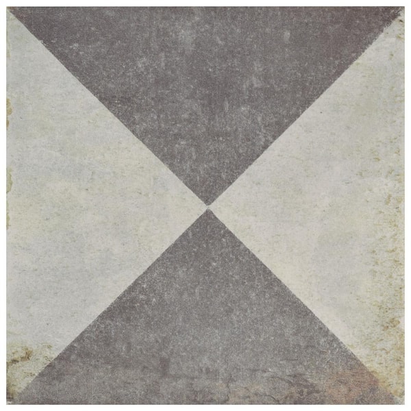 Merola Tile D'Anticatto Decor Triangoli 8-3/4 in. x 8-3/4 in. Porcelain Floor and Wall Tile (11.0 sq. ft./Case)