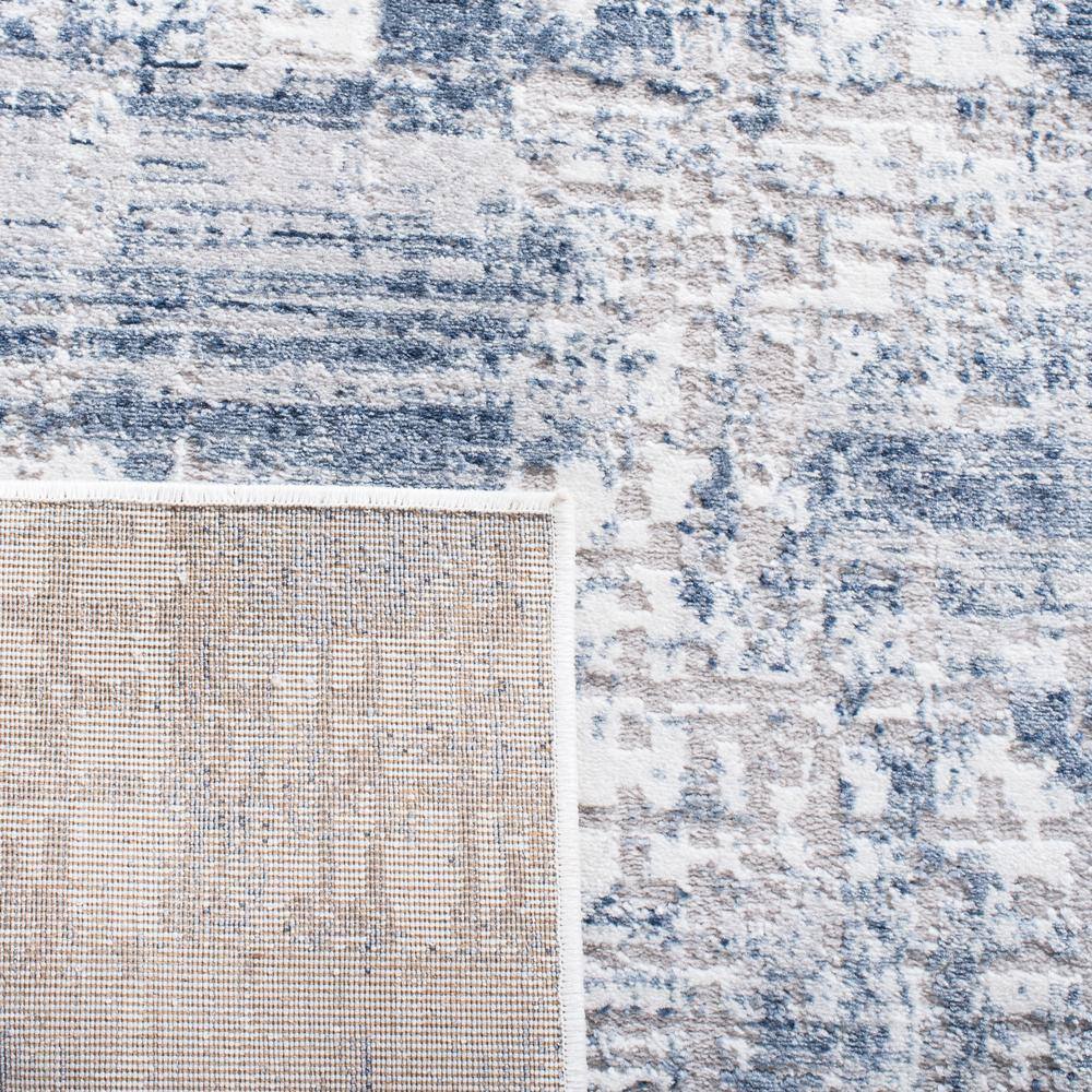 Amelia Blue/Grey 10' x 14' Abstract Distressed Area Rug