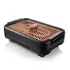 Gotham Steel 234 sq. in. Black Copper Non-Stick Ti-Ceramic Smoke-less Electric  Indoor Grill & Griddle 1811MDB-HD - The Home Depot