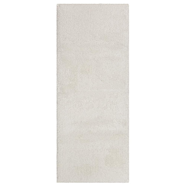 Classic Cotton ll White 24 in. x 60 in. Cotton Bath Mat