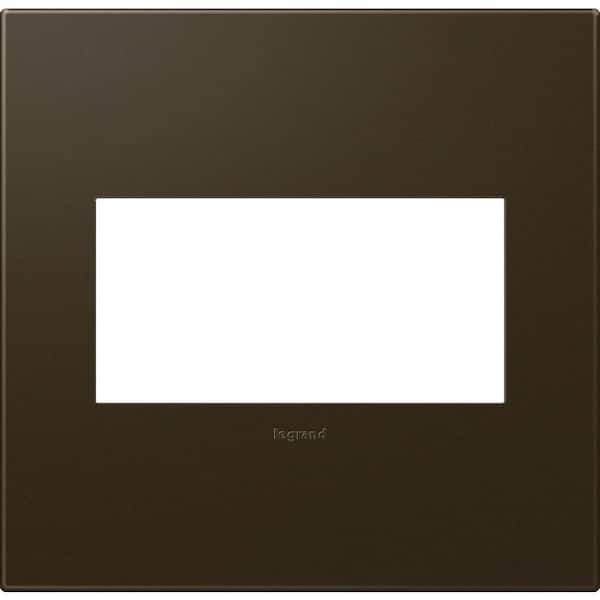 Legrand adorne 2 Gang Decorator/Rocker Wall Plate, Bronze (1-Pack)