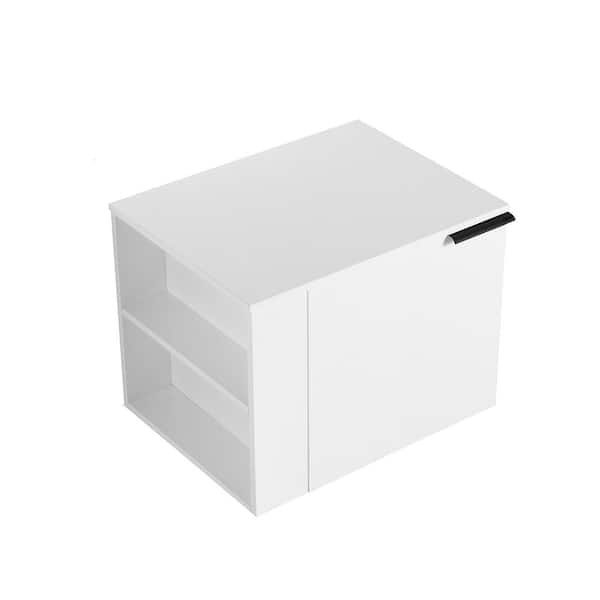 Modland Lesta 23 in. W x 18 in. D x 18 in. H Floating Soft Closing Bath Vanity Cabinet with Out  Top in White