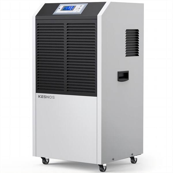 KESNOS 232 Pint Capacity Large Industrial Commercial Smart Dehumidifier, Bucketless, Suitable for Large 8,000 sq. ft. Spaces