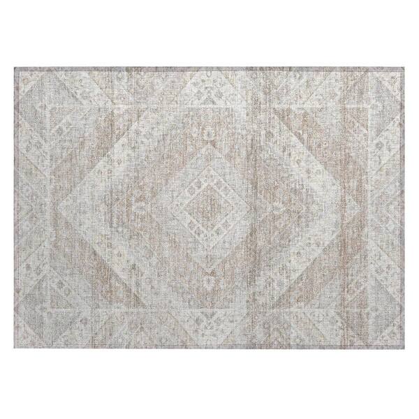Chantille Machine Washable Indoor/Outdoor Abstract ACN3156 Ivory 2 ft. x 3 ft. Accent Rug