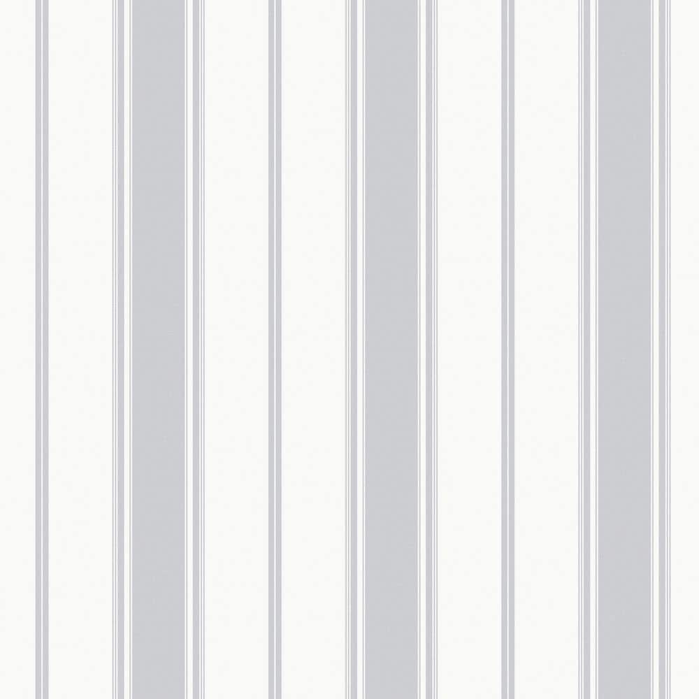Smart Stripes 3 Grey Heritage Stripe Matte Finish Non-Pasted Vinyl on Non-W