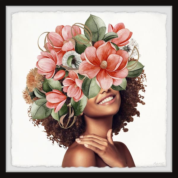 Unbranded "Charming Lois" by Marmont Hill Framed People Art Print 24 in. x 24 in.