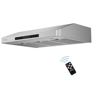 30 in. Ducted Under Cabinet Range Hood in Stainless Steel with Permanent Filters - Delay Shut-Off