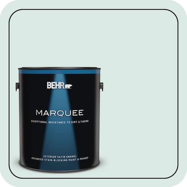 BEHR MARQUEE 1 gal. Home Decorators Collection #HDC-WR15-5 Arctic Flow Satin Enamel Exterior Paint & Primer