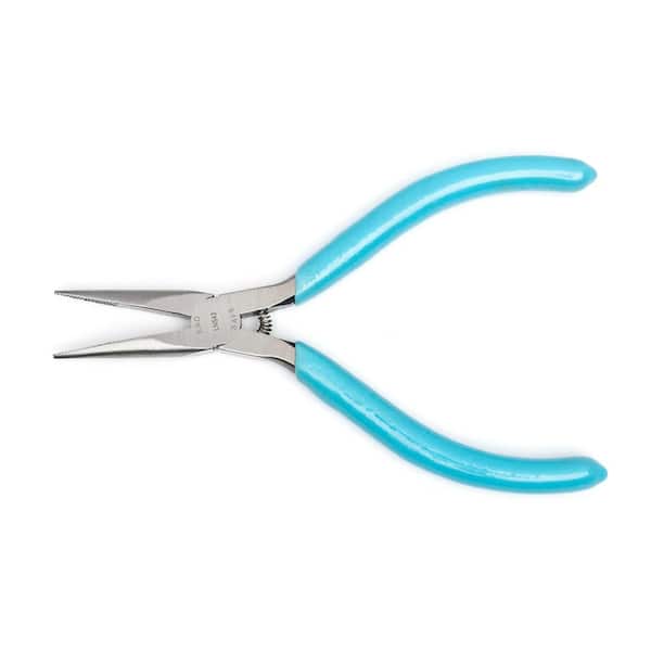 4 Pack Flat Nose Pliers Smooth Jaw, 5 Inch 