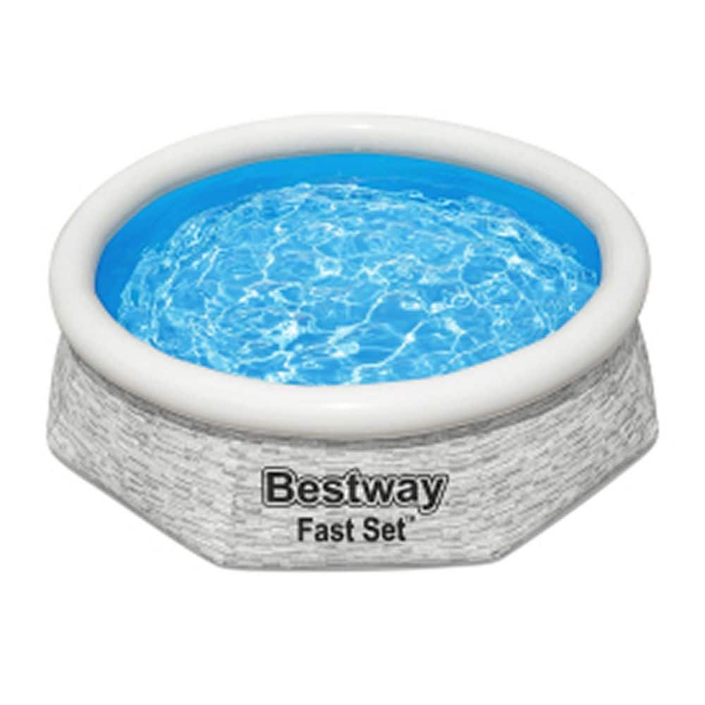 Bestway Fast Set 9 ft. Round 24 in. Deep Inflatable Pool Set