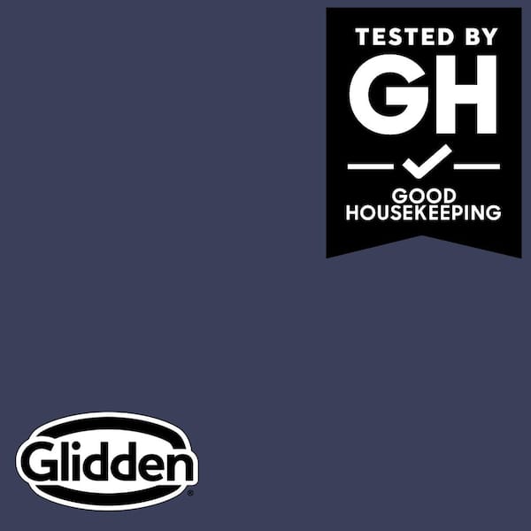 Glidden Premium 1 gal. PPG1165-7 Victory Blue Satin Interior Latex Paint