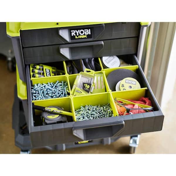 RYOBI LINK 3-Drawer Modular Tool Box Divider Accessories STM310 - The Home  Depot