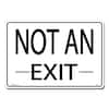 Lynch Sign 14 in. x 10 in. Not an Exit Sign Printed on More Durable ...