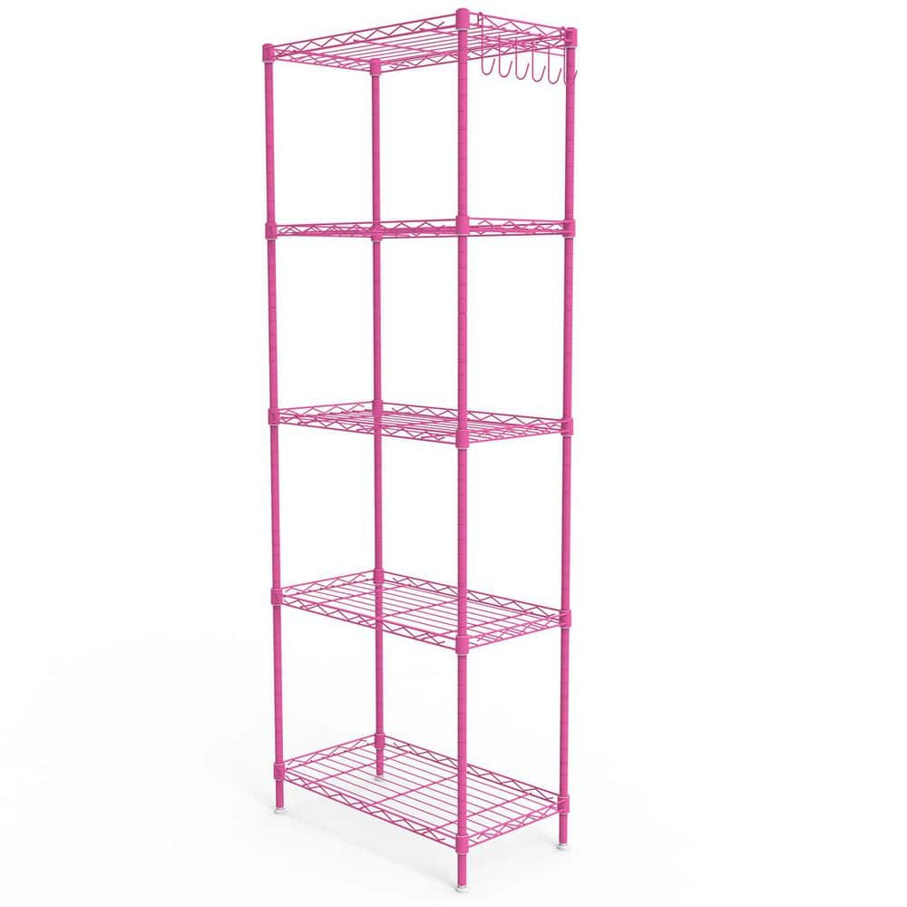 Karl home 5 Tiers Steel Adjustable Garage Storage Shelving Unit in