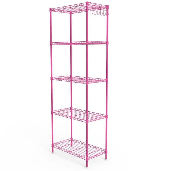 Karl home 5 Tiers Steel Adjustable Garage Storage Shelving Unit in
