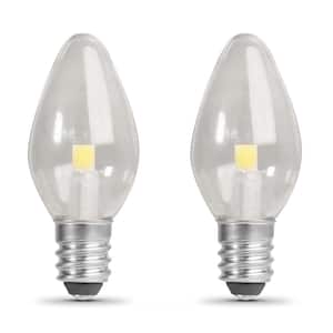 Feit Electric 7 Watt Equivalent C7 2700K Clear LED E12 Night Light