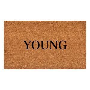 Bold Young Multi-Colored 36 in. x 72 in. Indoor or Outdoor Doormat