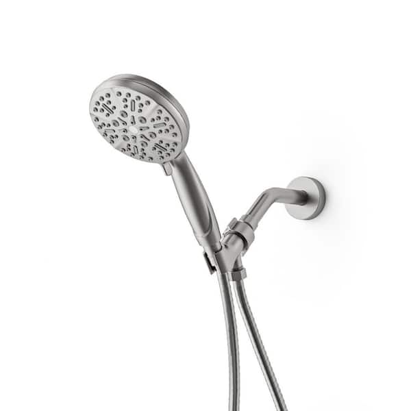 5 in. Single Handle 5-Spray Tub and Shower Faucet 1.8 GPM in Brushed Nickel