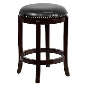 25 in. Brown Cushioned Bar Stool