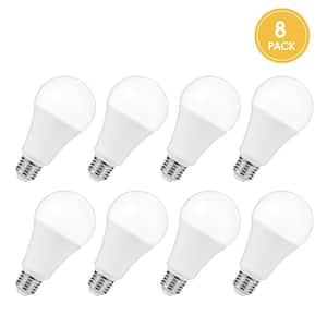 50-Watt/100-Watt/150-Watt Equivalent A21 3-Way LED Light Bulb in Warm White (8-Pack)