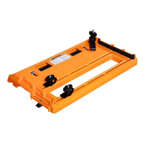 Universal Circular Saw Track Plate Compatible with Most Track Saw Guide Rails and Straight Edge Clamps