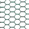 Everbilt 3/4 in. Mesh x 3 ft. x 25 ft. Green PVC Coated Poultry Fence  889241EB - The Home Depot