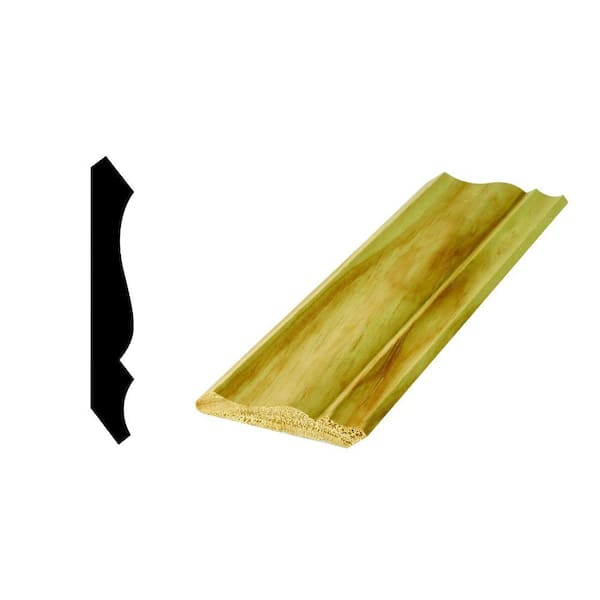 Woodgrain Millwork LWM49 9/16 in. x 3-5/8 in. Pressure Treated Pine Crown Moulding
