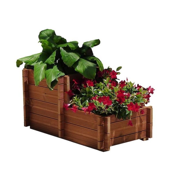 TherMod 40 in. x 32 in. Wood Planter