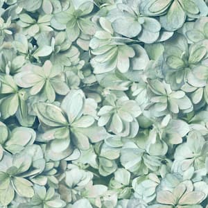 Hydrangea Peel and Stick Wallpaper (Covers 28.29 sq. ft.)