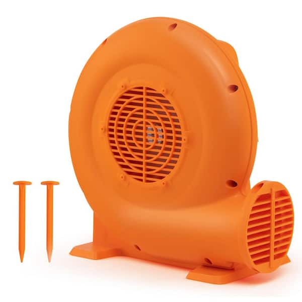 Costway 550-Watt 0.7 HP Air Blower for Inflatables w/25 ft. Wire and GFCI Plug for Indoor Outdoor Bounce House