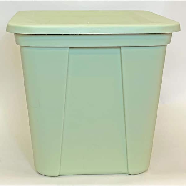 HDX 20 Gal. Tote in Watercress 2120-4419108 - The Home Depot
