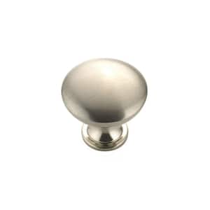 Copperfield Collection 1-3/16 in. (30 mm) Brushed Nickel Contemporary Cabinet Knob (10-Pack)