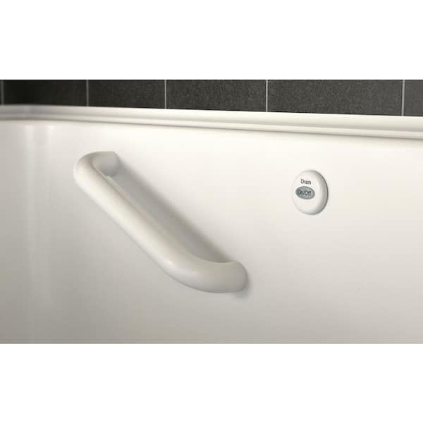 American Standard - Exclusive Series 60 in. x 30 in. Left Hand Walk-In Soaking Bathtub with Quick Drain in White