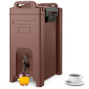 5 Gals. Coffee Plastic Insulated Beverage Server/Dispenser Hot & Cold Drinks with Handles