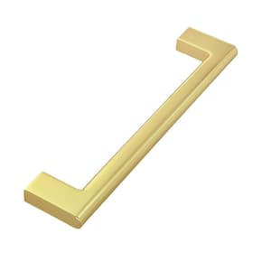 Vail 6 in. (152 mm) Center-to-Center Polished Gold Bar Pull