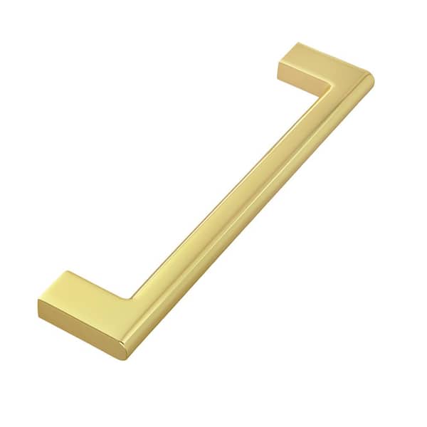 Sumner Street Home Hardware Vail 6 in. (152 mm) Center-to-Center Polished Gold Bar Pull