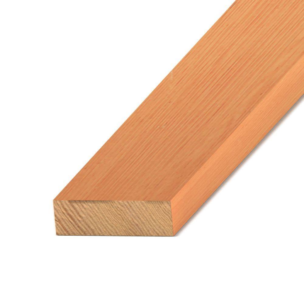 11/4 in. x 12 in. Unfinished Fir Bullnose Stair Tread F5/4X12XR The