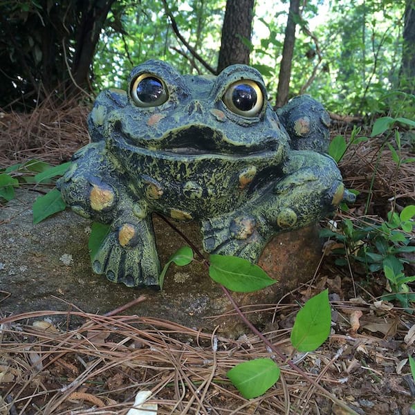 Toad Hollow Shelf-Sitter Statue, Large 98555 - The Home Depot