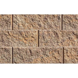Sapphire 6 in. H x 17.25 in. W x 12 in. D Santa Fe Concrete Retaining Wall Block (27-Pieces/20.25 sq. ft./Pallet)