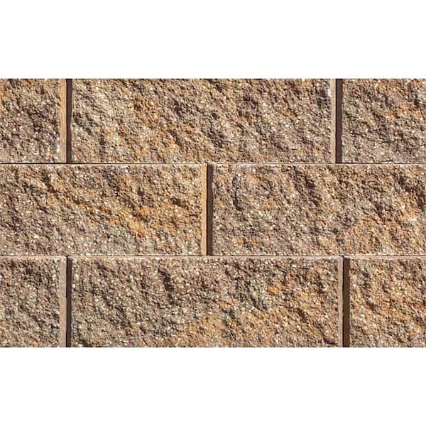 Rockwood Retaining Walls Sapphire 6 in. H x 17.25 in. W x 12 in. D Santa Fe Concrete Retaining Wall Block (27-Pieces/20.25 sq. ft./Pallet)