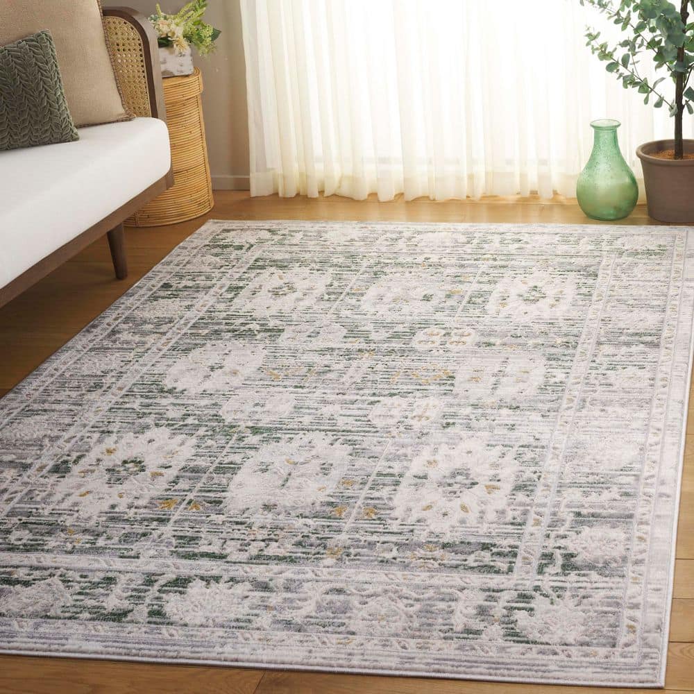 Prestige 4 ft. x 6 ft. Ivory/Gray Distressed Ornate Area Rug price history on PriceWatchPro